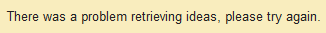 google adwords keyword planner error message there was a problem retrieving ideas please try again